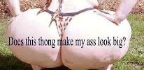 big thong butt